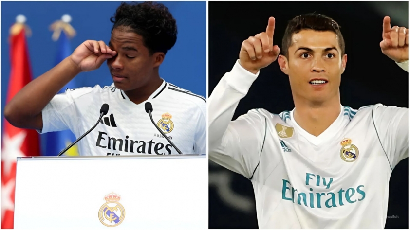 Ngôi sao trẻ Endrick xúc động khi ra mắt Real Madrid, tôn vinh thần tượng Ronaldo