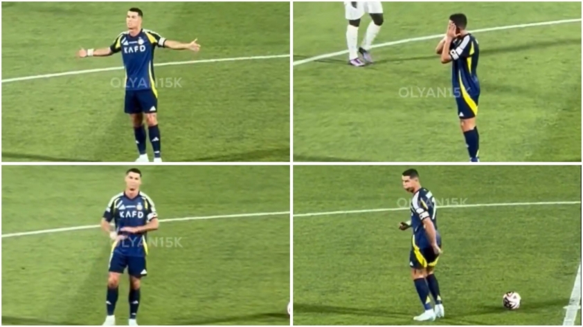 Hành động khó hiểu của Ronaldo đối với đồng đội sau thất bại của Al Nassr
