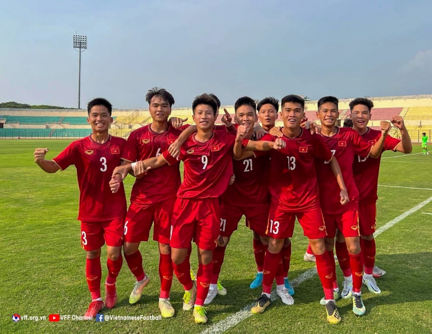 U16 Việt Nam tự tin giành chiến thắng đậm trước U16 Brunei