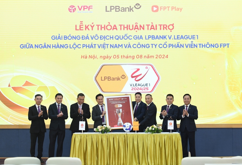 Ngân hàng Lộc Phát Việt Nam tài trợ giải bóng đá Vô địch Quốc gia LPBank V.League 1 – 2024/25