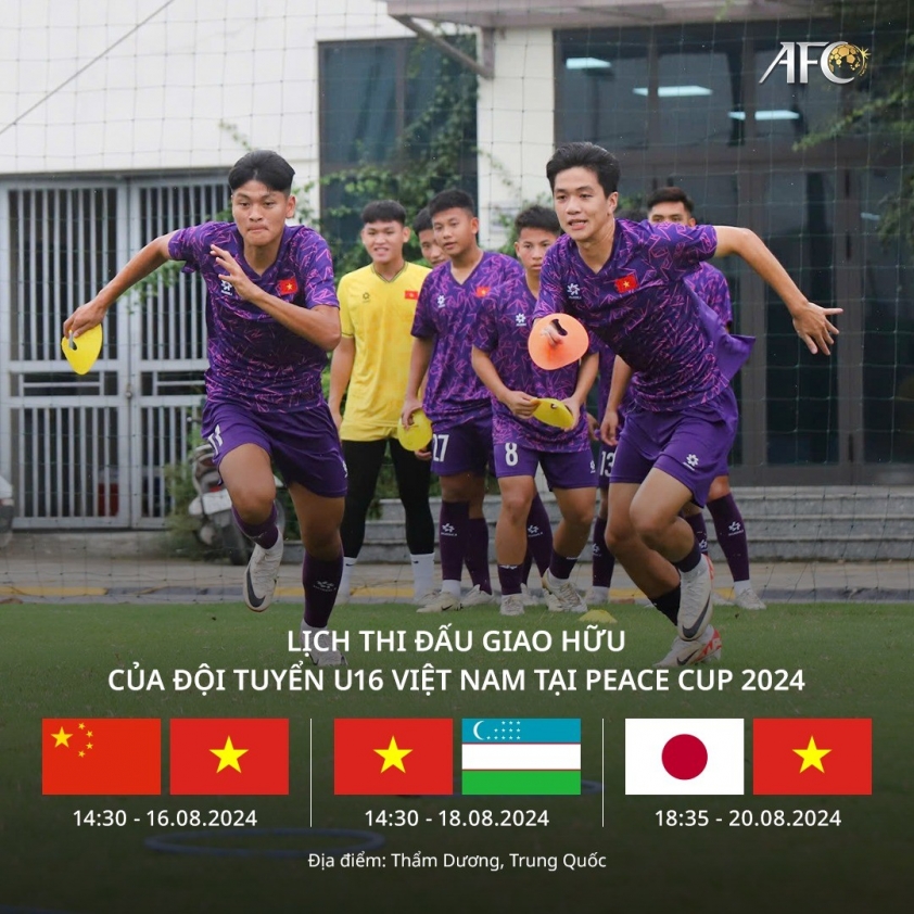 U16 Việt Nam nhận được sự quan tâm đặc biệt của AFC trước Vòng loại U17 châu Á 2025