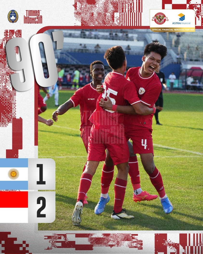 Indonesia tạo nên cơn địa chấn: Đánh bại Argentina lịch sử