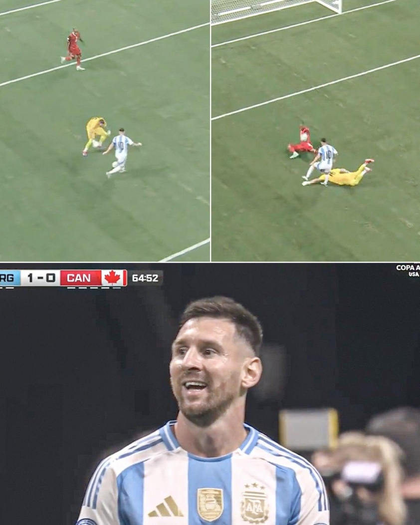 Messi khiến fan hâm mộ sững sờ vì bỏ lỡ 2 cơ hội đối mặt trong trận đấu giữa Argentina và Canada tại Copa America 2024