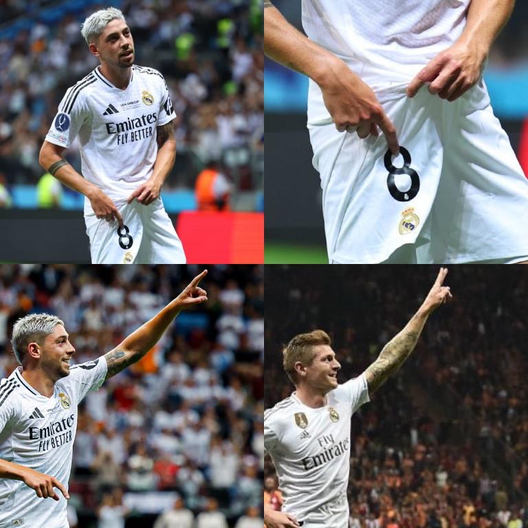 Valverde kế thừa áo số 8 từ Toni Kroos, tỏa sáng ấn tượng trong Siêu cúp