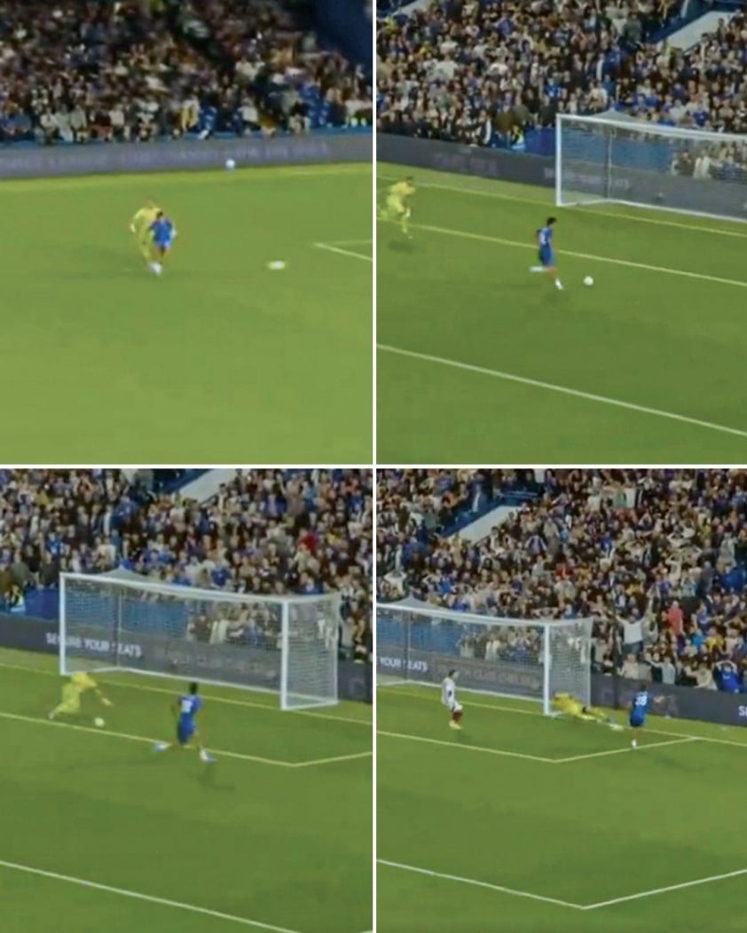 Marc Guiu trở thành tâm điểm chỉ trích sau pha bỏ lỡ cơ hội mười mươi của Chelsea