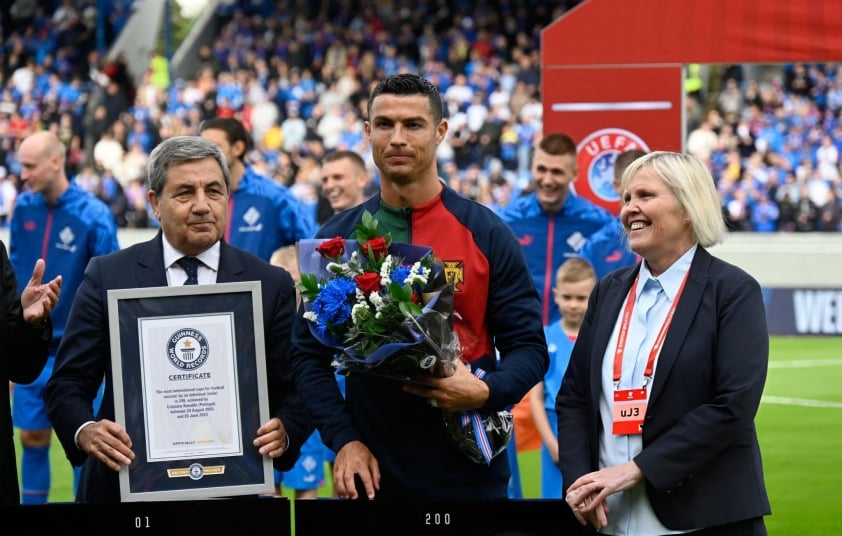 Cristiano Ronaldo tiếp tục thống trị mạng xã hội với kỷ lục Guinness trên YouTube