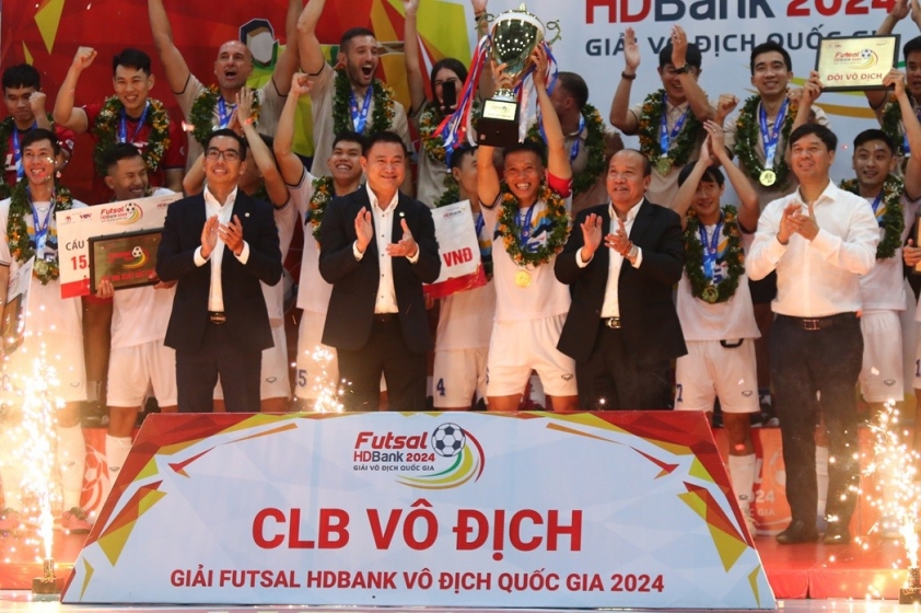 Giải Futsal Vô địch Quốc gia 2024 Khép lại với Dấu ấn Nổi bật của Thái Sơn Nam TP.HCM