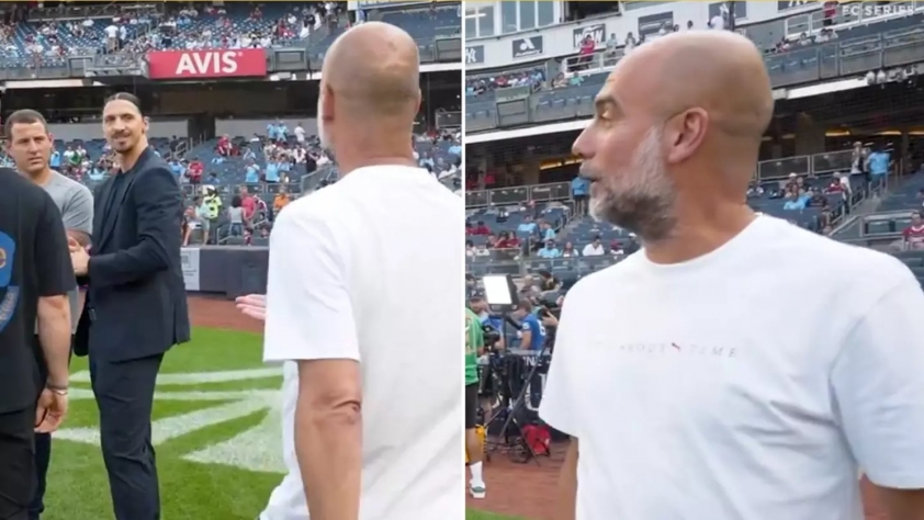 Cuộc Hội Ngộ Ngượng Ngùng Giữa Pep Guardiola và Zlatan Ibrahimovic