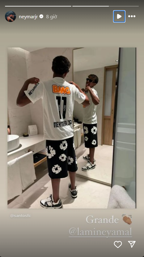 Mời gọi đầy hấp dẫn: CLB Santos muốn Yamal tiếp bước Neymar đến Brazil