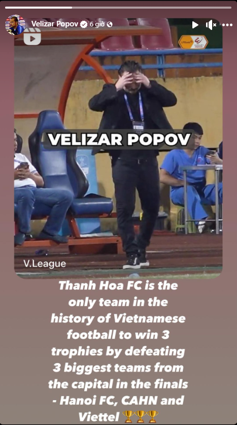 HLV Popov lạc quan về tương lai CLB Thanh Hóa