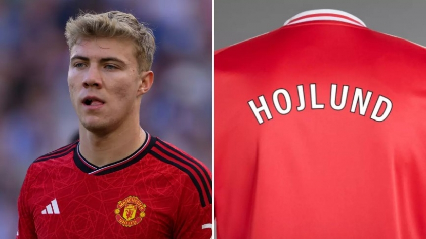Rasmus Hojlund chuẩn bị khoác lên mình chiếc áo số 9 danh giá của Manchester United