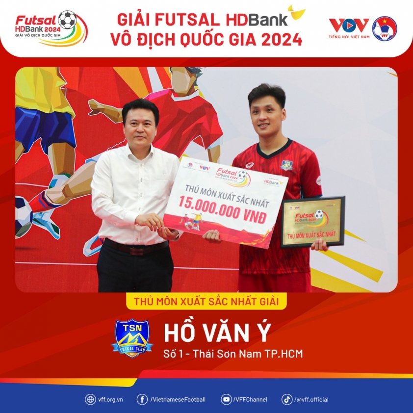 Giải Futsal Vô địch Quốc gia 2024 Khép lại với Dấu ấn Nổi bật của Thái Sơn Nam TP.HCM