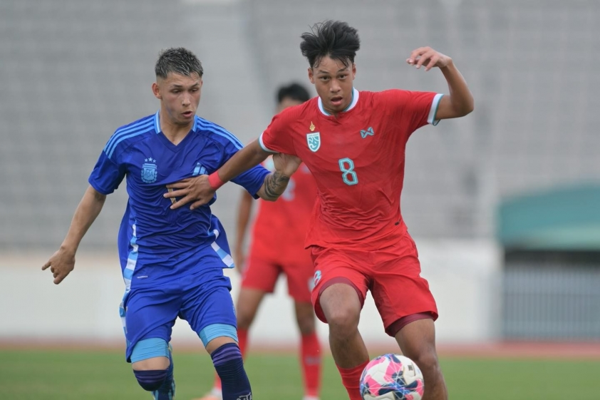 U20 Thái Lan ngậm ngùi nhận thất bại 0-2 trước U20 Argentina