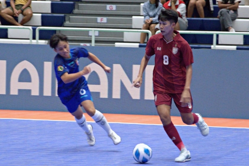 Đội tuyển futsal nữ Thái Lan khởi thắng ấn tượng với chiến thắng 5-1 trước Đài Loan, sẵn sàng đón đầu Việt Nam