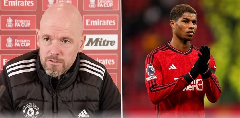 Quyết định Gây Tranh Cãi Của Ten Hag Khi Để Rashford Ngồi Dự Bị.