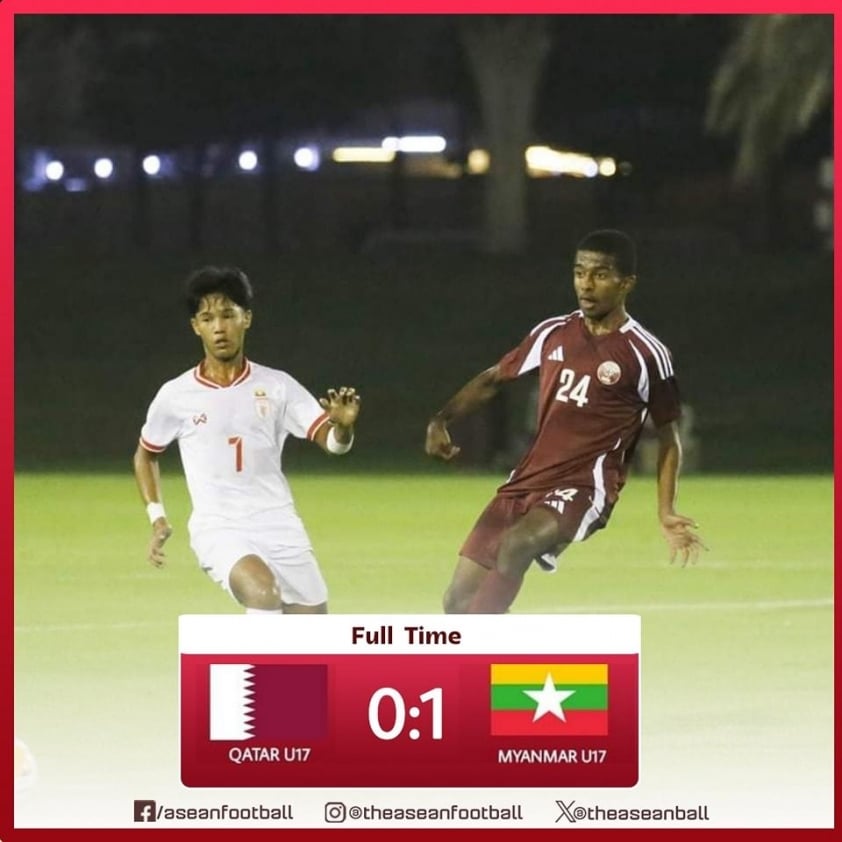 Đội tuyển U17 Myanmar gây bất ngờ trước khi đối đầu Việt Nam tại Vòng loại U17 châu Á 2025