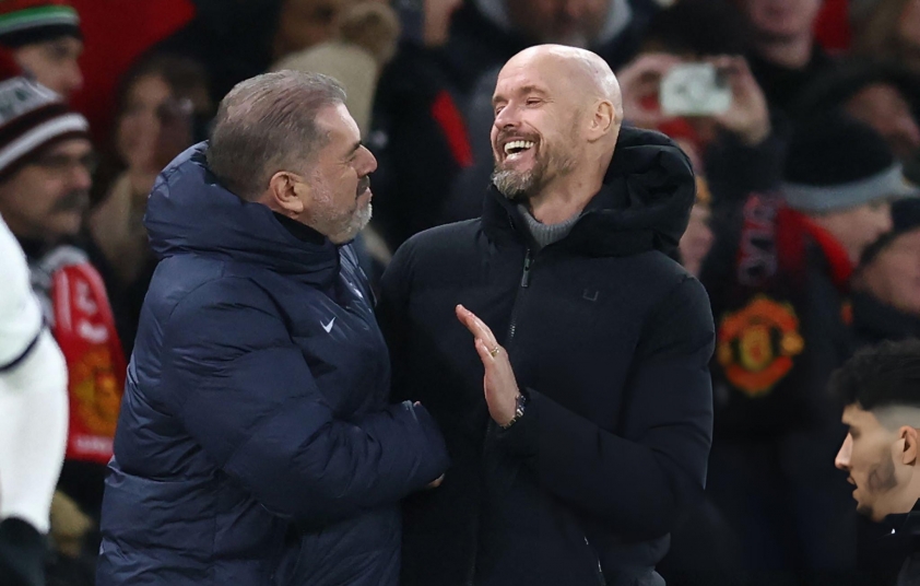 HLV Ange Postecoglou Đánh Giá Cao Erik ten Hag Dù Man Utd Đang Gặp Khó Khăn