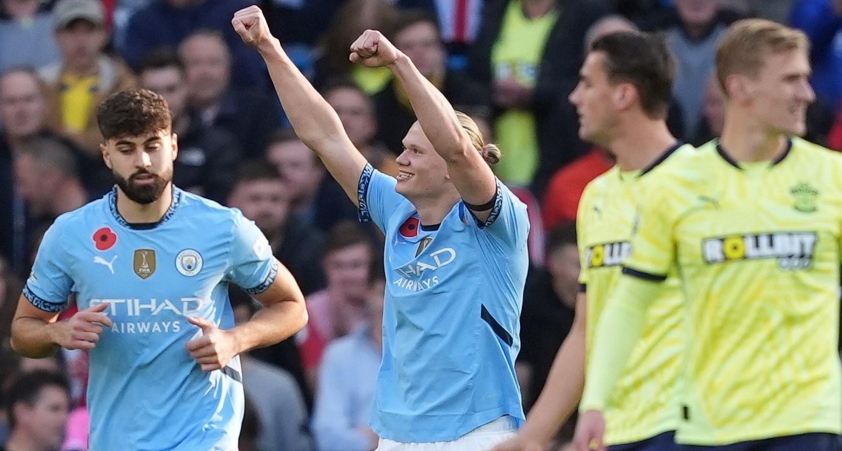 Manchester City giành chiến thắng quan trọng trước Southampton nhờ bàn thắng của Haaland