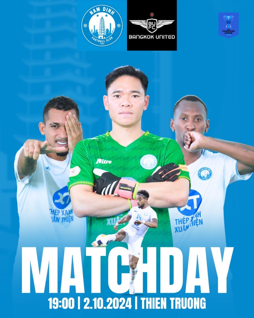CLB Nam Định Đánh Rơi 3 Điểm Đáng Tiếc Trước Bangkok United