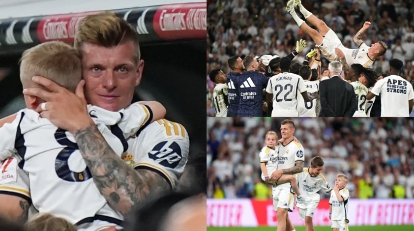 Huyền thoại Real Madrid, Toni Kroos, trở lại Bernabéu giữa những lời kêu gọi tái xuất