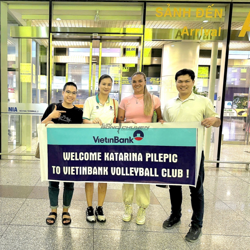 Tay đập ngoại binh Katarina Pilepic gia nhập VietinBank cho Giai đoạn 2 VĐQG 2024