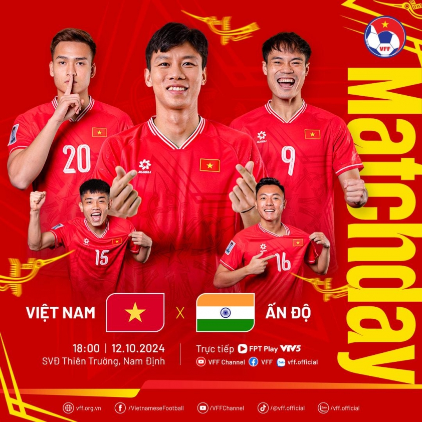 ĐT Việt Nam quyết đấu Ấn Độ, tìm lại niềm vui chiến thắng