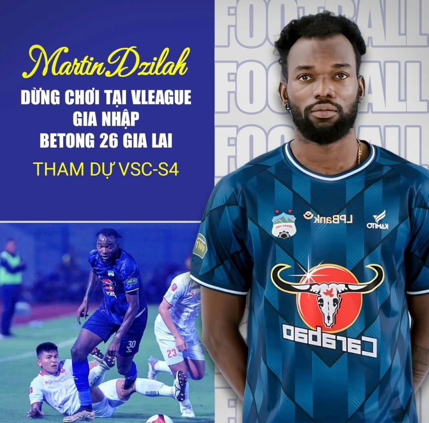 Tiền đạo Martin Dzilah bất ngờ tham gia bóng đá phủi tại Việt Nam