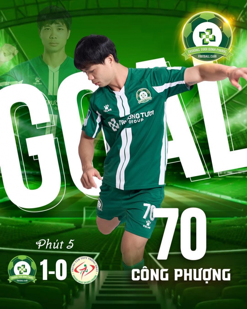 Nguyễn Công Phượng tỏa sáng rực rỡ với bàn thắng ngay trong trận ra mắt giải Hạng Nhất