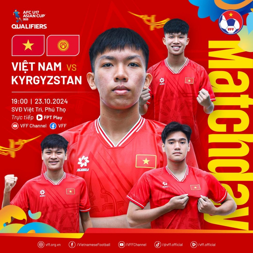 U17 Việt Nam Trước Trận Thắng Cân Thiết Đối Mặt U17 Kyrgyzstan