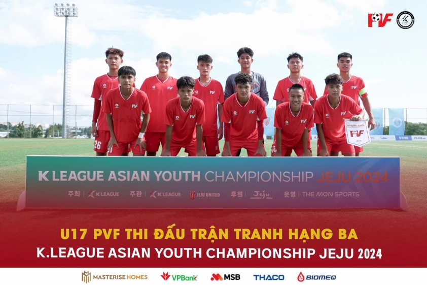 U17 PVF ngậm ngùi thất bại trước Roasso Kumamoto tại bán kết giải giao hữu quốc tế Hàn Quốc