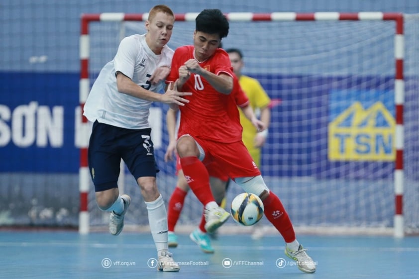 Trận hòa đầy kịch tính giữa U19 futsal Việt Nam và Nga