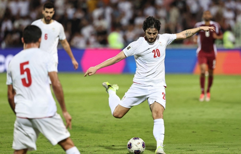 Iran thống trị bảng A VL 3 World Cup 2026 sau chiến thắng 4-1 trước Qatar
