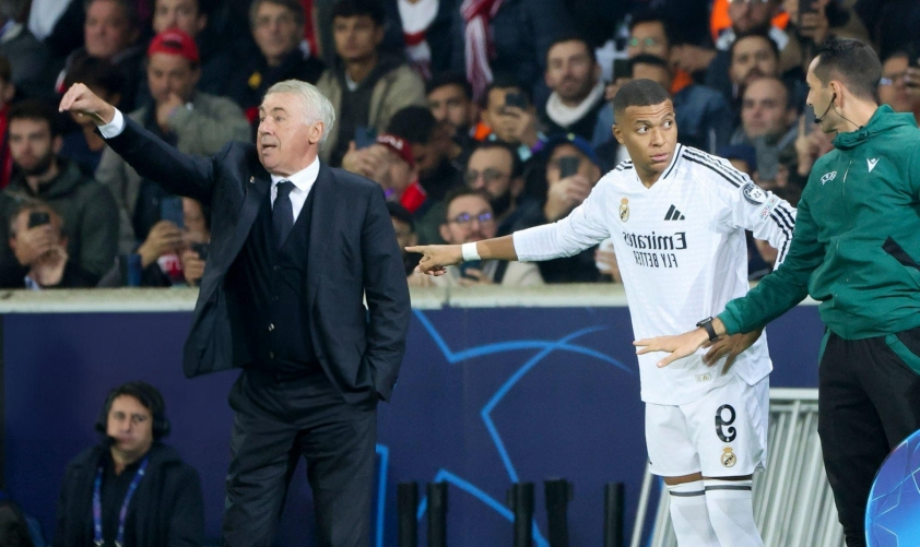 Ancelotti giao nhiệm vụ ghi bàn cho Mbappe, so sánh với Benzema