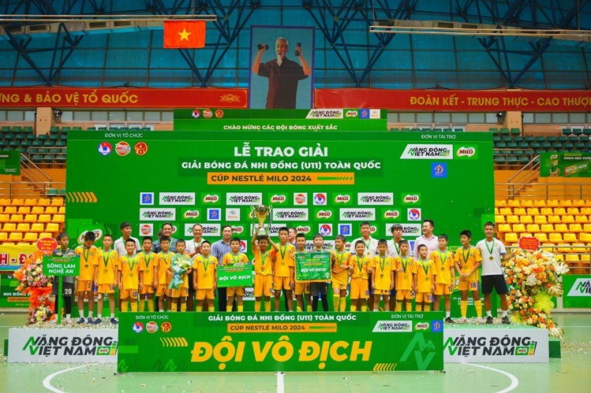 U11 SLNA chính thức bị tước chức vô địch sau khi sử dụng cầu thủ không đúng độ tuổi