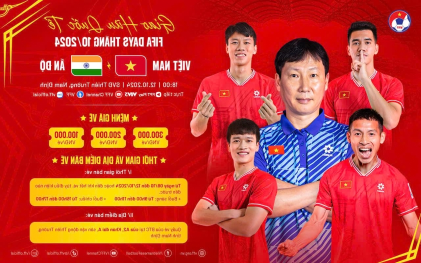 Đội tuyển Việt Nam khép lại khâu chuẩn bị, quyết tâm giành chiến thắng trong trận giao hữu với Ấn Độ