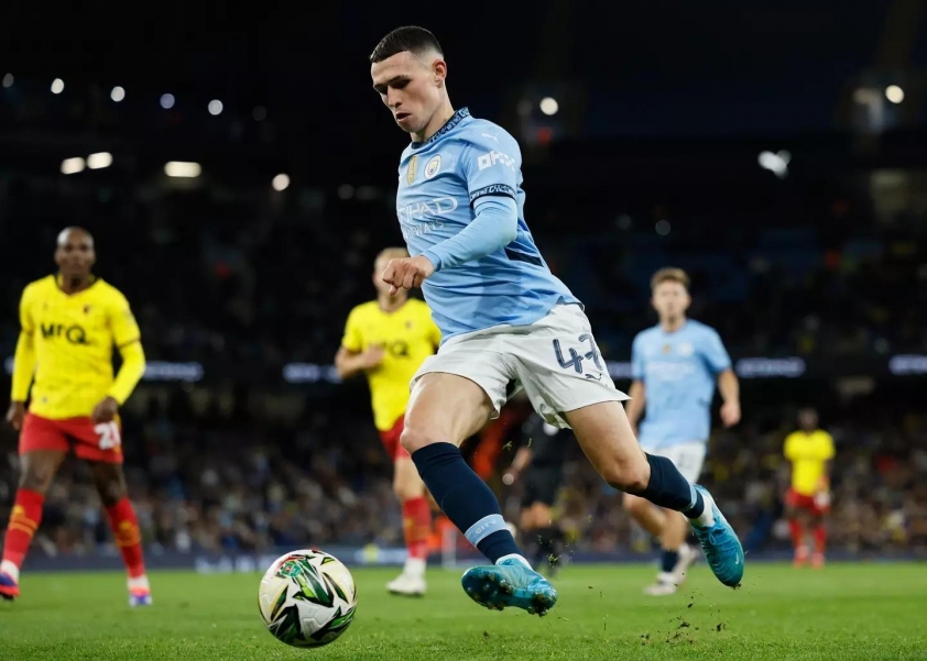 Lionel Messi luôn ấn tượng với Phil Foden dưới thời Pep Guardiola tại Man City