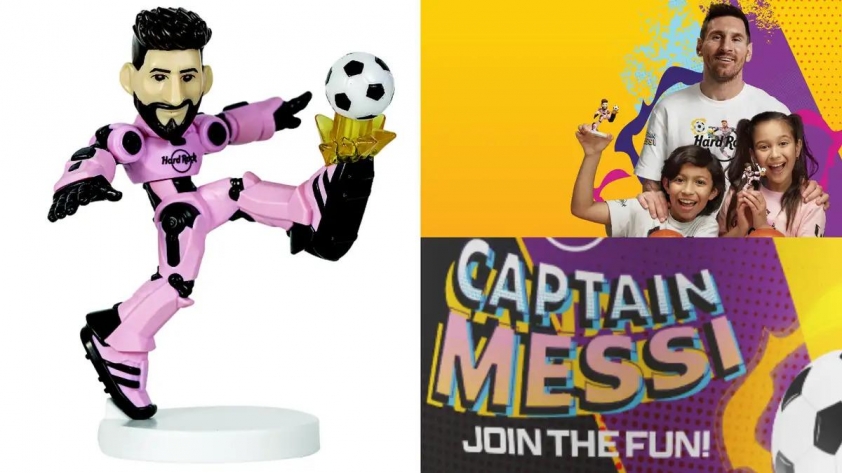 Lionel Messi Biến Thân Siêu Anh Hùng trong Sản Phẩm Đồ Chơi Độc Quyền của Hard Rock International