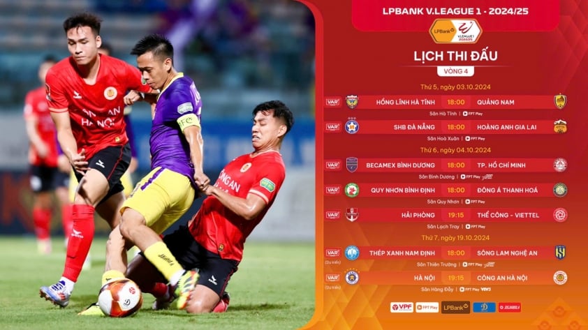 Vòng 4 V-League 2024/2025 Hai trận đấu hoãn vì lý do bất khả kháng