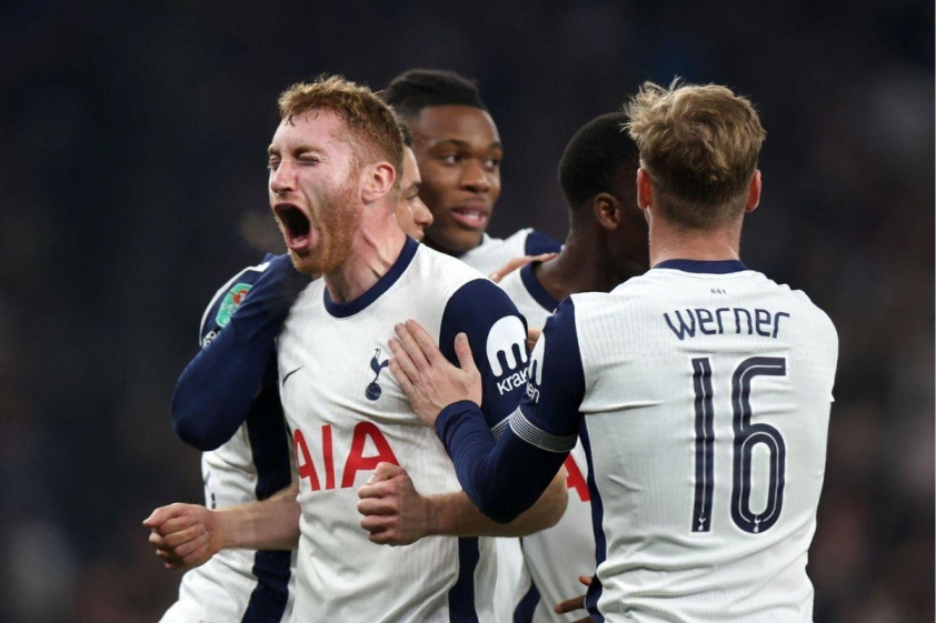 Man City bị loại khỏi Cúp Liên đoàn Anh sau thất bại trước Tottenham dù không có Haaland