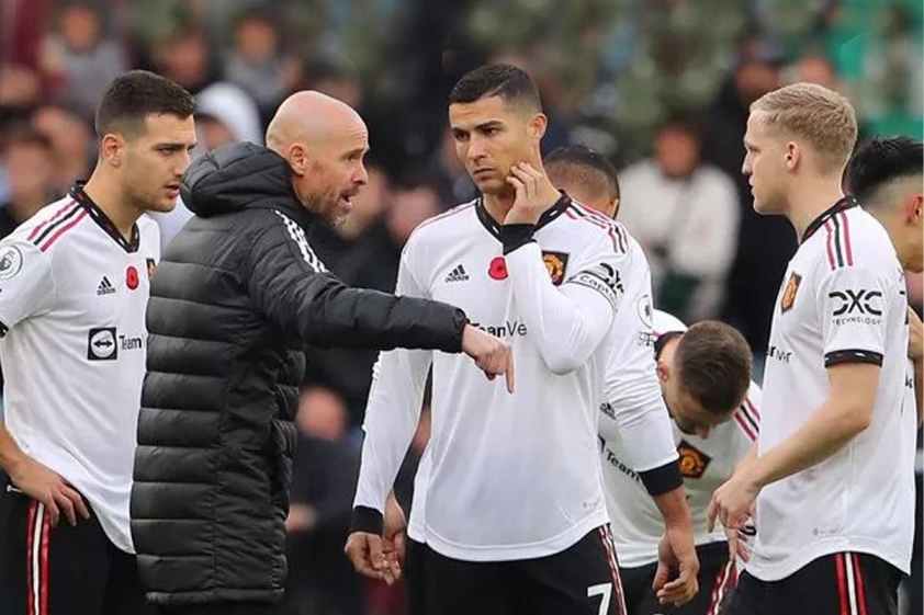 Nội chiến tại Man United Chi tiết gây sốc về xung đột giữa Ronaldo và Ten Hag tiết lộ