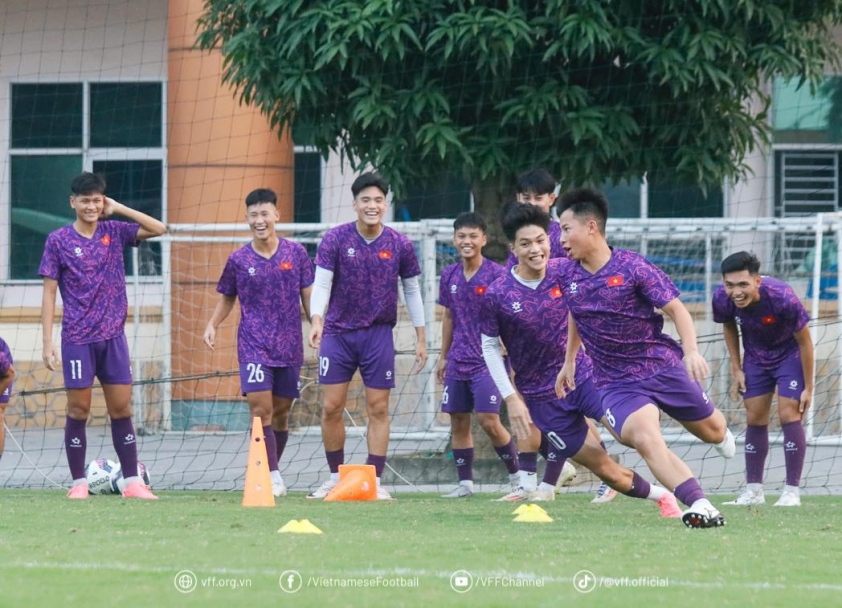 U17 Việt Nam ráo riết chuẩn bị hướng đến Vòng loại U17 châu Á 2025