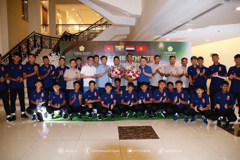 Đối thủ của U17 Việt Nam đã có mặt đầy đủ tại Phú Thọ chuẩn bị cho Vòng loại U17 châu Á 2025