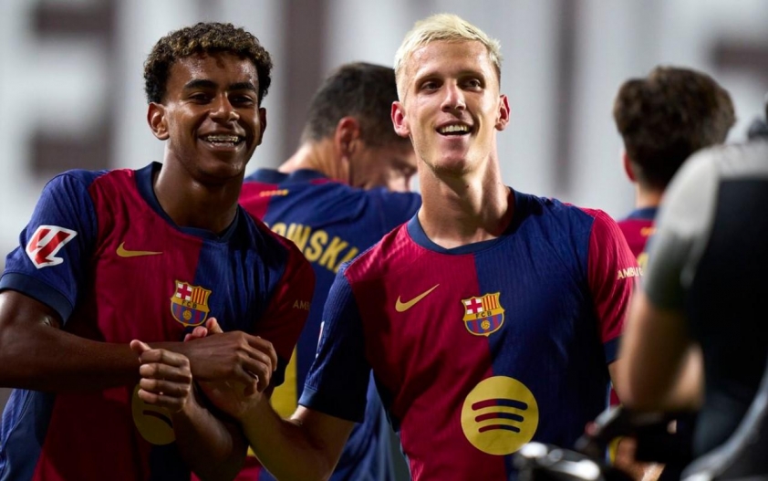 Barcelona đối mặt với cơn đau đầu về nhân sự khi Dani Olmo và Lamine Yamal vắng mặt