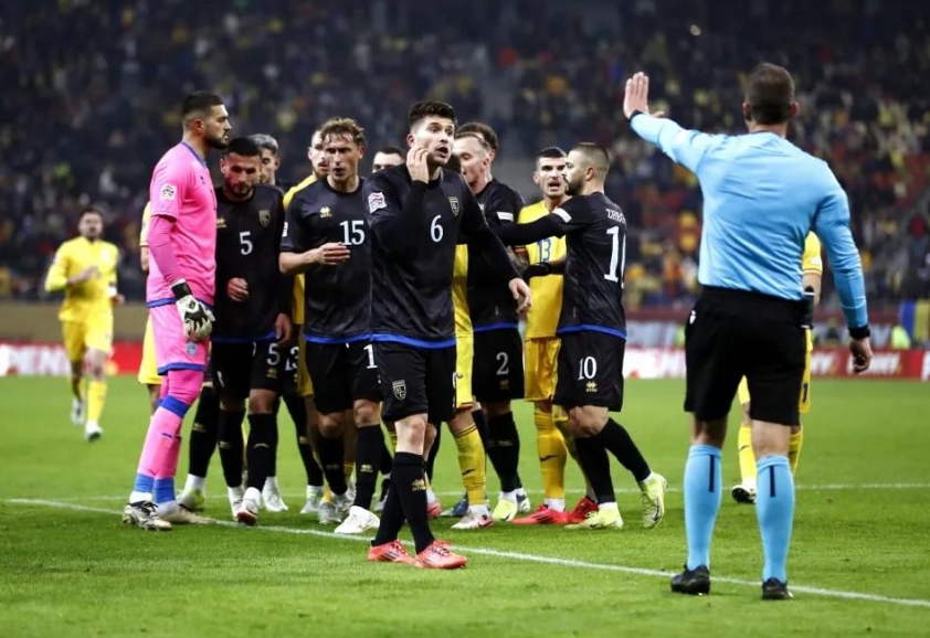 Trận đấu Nations League bị hủy bỏ Kosovo phản đối khẩu hiệu xúc phạm từ khán giả Romania