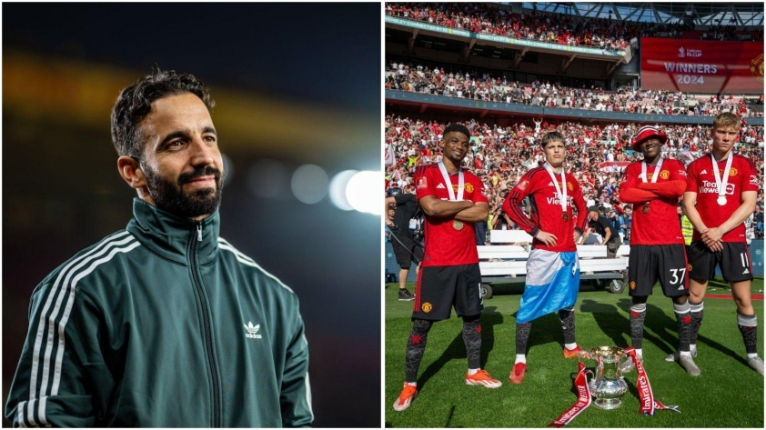 Sắc bén và không khoan nhượng HLV Amorim cảnh báo các ngôi sao trẻ Man Utd