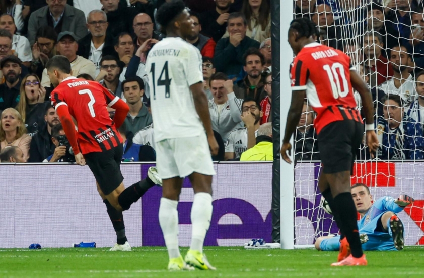 Thất bại bất ngờ của Real Madrid trước AC Milan tại Bernabeu