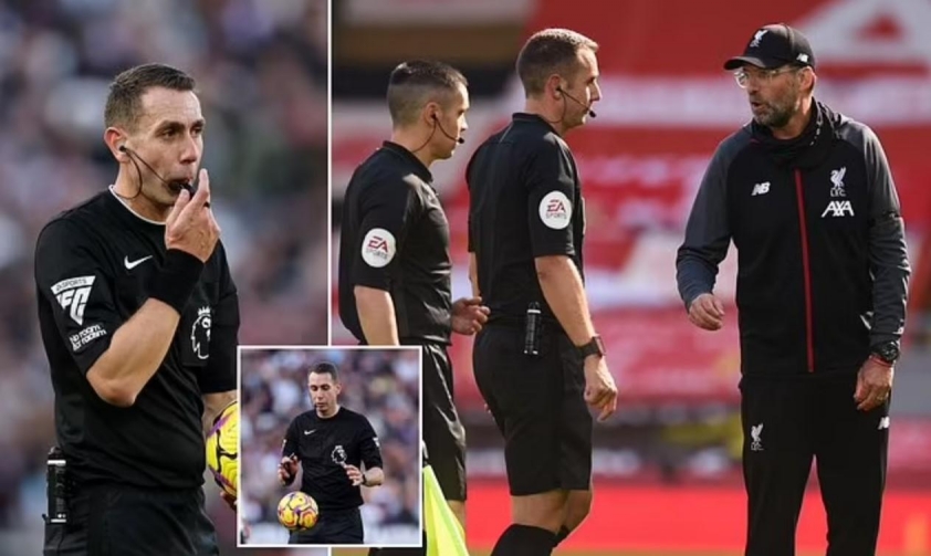 Trọng tài Ngoại hạng Anh David Coote thừa nhận đoạn video chỉ trích Liverpool và Jurgen Klopp