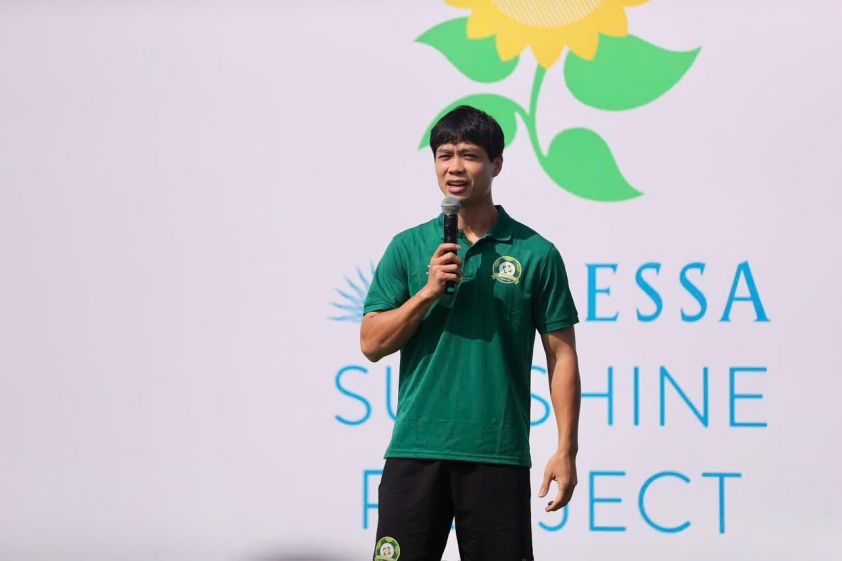 Công Phượng tham dự sự kiện của LĐBĐ Nhật Bản, đẩy mạnh phát triển thể chất trẻ em