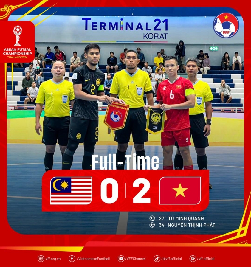 HLV Futsal Malaysia than phiền về trọng tài sau thất bại trước đối thủ Việt Nam