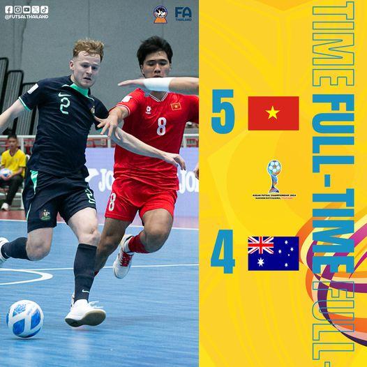 Đội tuyển futsal Việt Nam viết nên chiến thắng kịch tính trước Úc, Truyền thông Đông Nam Á trầm trồ